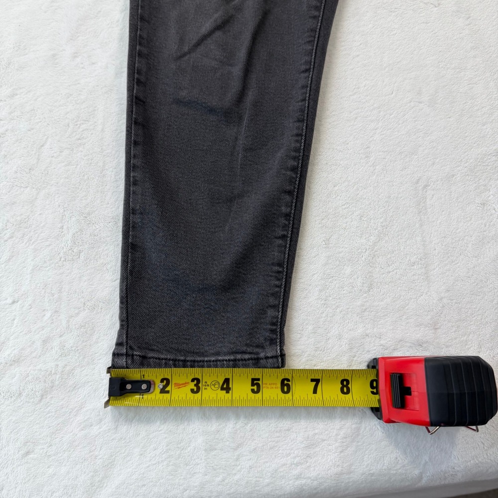 Levi Strauss High Waisted Mom Jean Womens 29 Black Good Tapered Leg‎ 26986-0015 - Picture 10 of 13